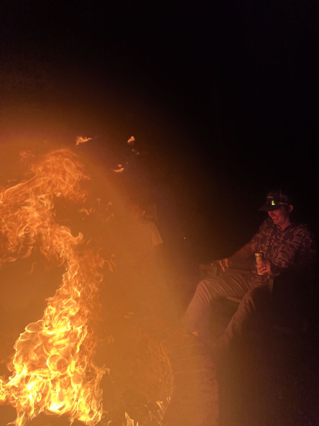 The late-night firepit